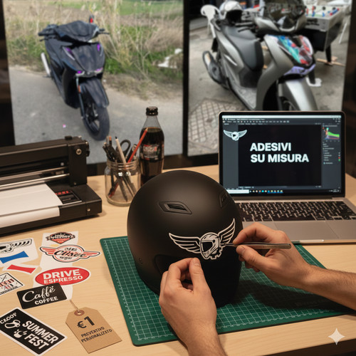 Realizzazione adesivi - realizzazione, e