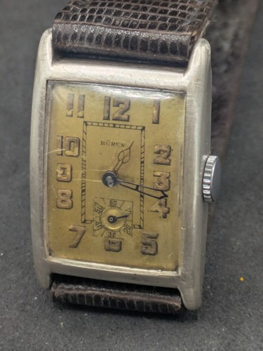 Montre vintage buren argent - buren,