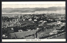 Cartolina Hobart, vista da