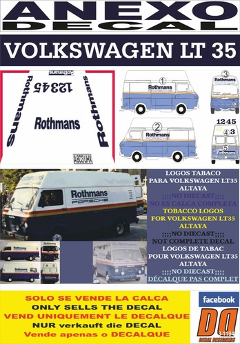 Anexo decal volkswagen - volkswagen, lt