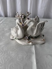 Cigni bomboniera capodimonte - cigni,