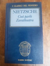COSI' PARLO' ZARATHUSTRANIETZSCHEEditore: , FABBRI EDITORI, 1996