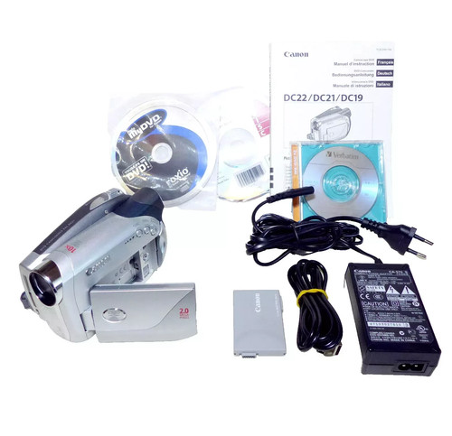 Canon dc21 videocamera dvd 2 - canon, 2,2