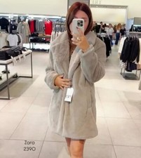 Zara Nuovo Grigio Cappotto IN