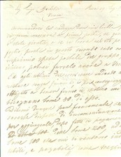 1843 RIVA DEL GARDA Giovanni ALNAIDER chiede frumento per non chiudere il mulino