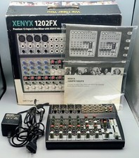 Behringer Xenyx 1202FX Mixer 12 canali -  Completo alimentatore - In confezione