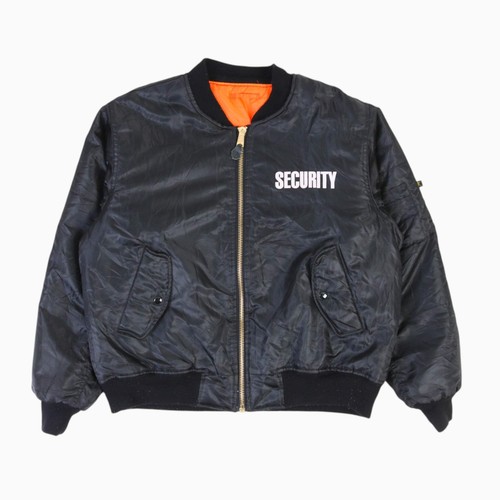Vintage security 1 bomber - 'security',