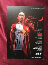 Autografo ALBERT VALLCI-Red Bull Salisburgo-Austria-ora FC San Gallo-ex-Corno-AK