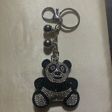 Portachiavi Donna, Panda, Strass, Bigiotteria