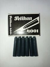 6 CARTUCCE INCHIOSTRO NERO PER STILOGRAFICA PELIKAN 4001 TP/6 30 A  218 R910