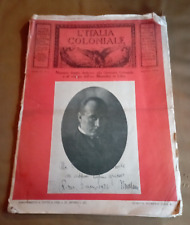 L'Italia  Coloniale - maggio 1926 - n° doppio dedicato alla giornale Coloniale