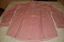 Camicia uomo, riga bianco rosso, Cotone, Vedi Misure, Nuova