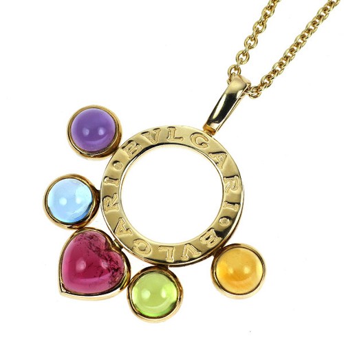 Collana con ciondolo pietra - collana, in