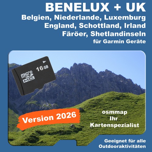 Mappa benelux per garmin - per,