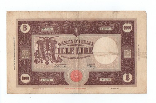 Banconota 1000 lire barbetti - lire,