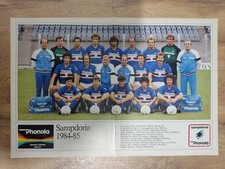Poster SAMPDORIA 1984 - 1985