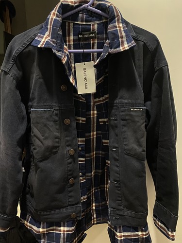 Giacca jeans strati - giacca,