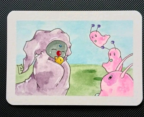 Carta artistica aceo originale - carta,