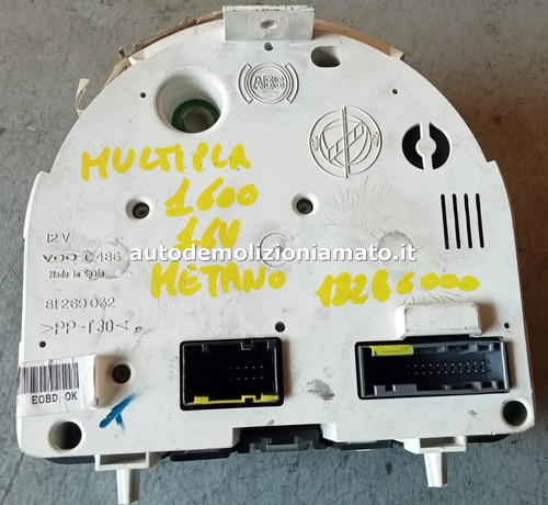 Quadro strumenti fiat multipla - quadro,