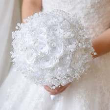 Bouquet da sposa unico in raso