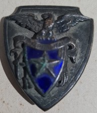 Spilla CAI Club Alpino Italiano - Smaltata-  primi anni  1900