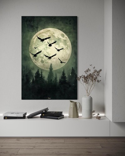 Quadro tela uccellini - quadro,
