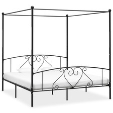 Letto baldacchino metallo - letto,