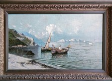 Giuseppe Carelli Olio tela