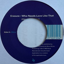 Erasure - Who Needs Love Like