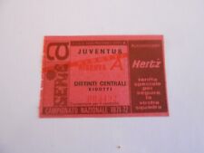 biglietto stadio-2 BIGLIETTI JUVENTUS riserva A 1971-72-JUVENTUS riserva B 72-73