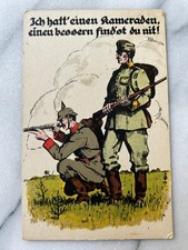 cartolina KUK e soldato
