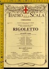 Teatro alla Scala Locandina