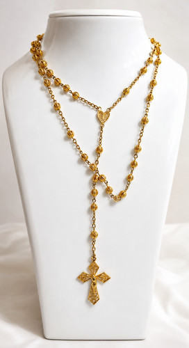 Rosario vintage argento 800 - vintage,