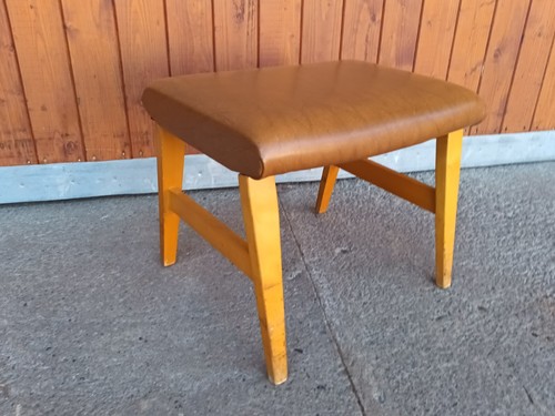 Sgabello vintage anni pouf - sgabello,