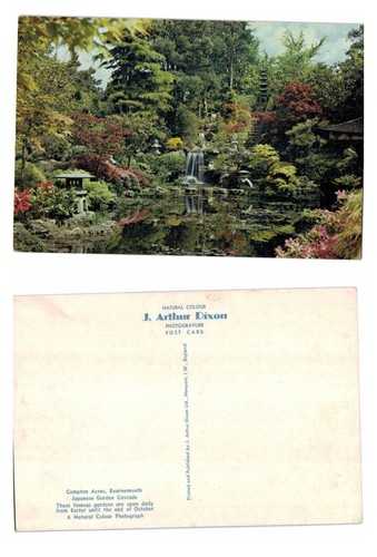 Postcard japanese garden - -,