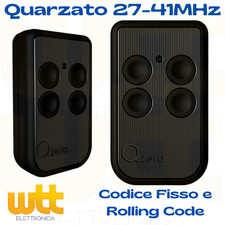 TELECOMANDO UNIVERSALE QUARZATO 27-41MHz RADIOCOMANDO PER CANCELLO AUTOMATICO