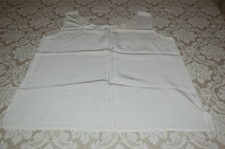Sotto giacca donna, Bianco latte, 100% seta, tg L, vedi misure, usata