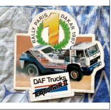 ADESIVO STICKER DAF turbotwin II Truck Rally Parigi Dakar 1987 Motorspor