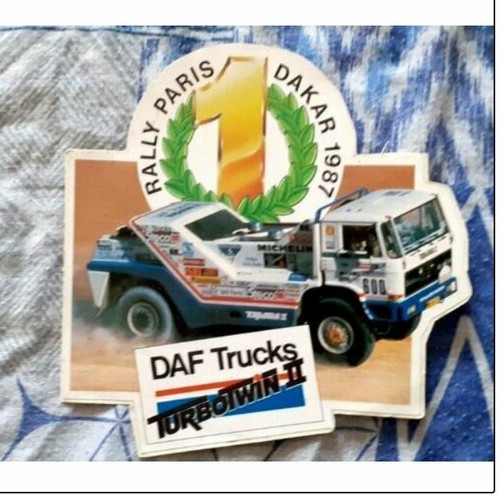 Adesivo sticker daf turbotwin - adesivo,