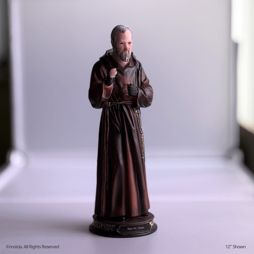 Father pio resin - father, 12"