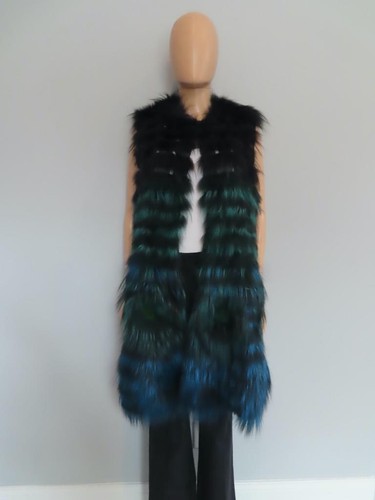 Giubbotto fendi blu verde nero - giubbotto,