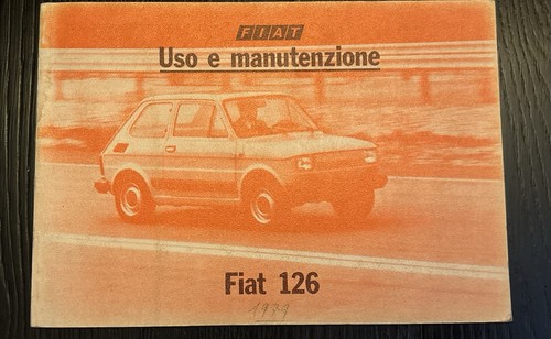 Fiat 126 libretto - , e