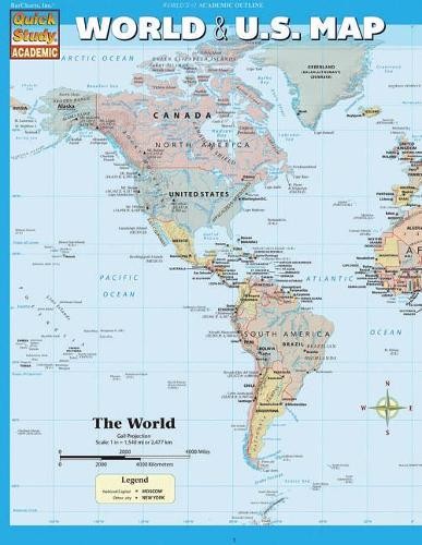 World map mixed media - us, (mixed