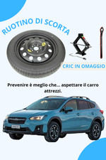 Ruotino di Scorta 17" per SUBARU XV e XV E-BOXER dal 2018 con Cric Omaggio!