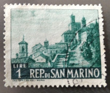 Francobollo Raro Repubblica di San Marino Lire 1 