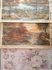 Carta per decoupage TO-DO cm 25x35 fiori e paesaggi