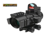 Rhino 4X32 Scope with Red Dot