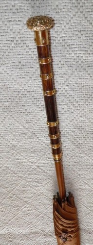 Antico ombrello marrone - , samuel