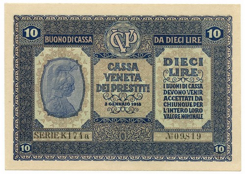 Lire cassa veneta dei - 10,