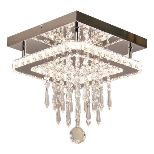 Plafoniera cristallo led - plafoniera,